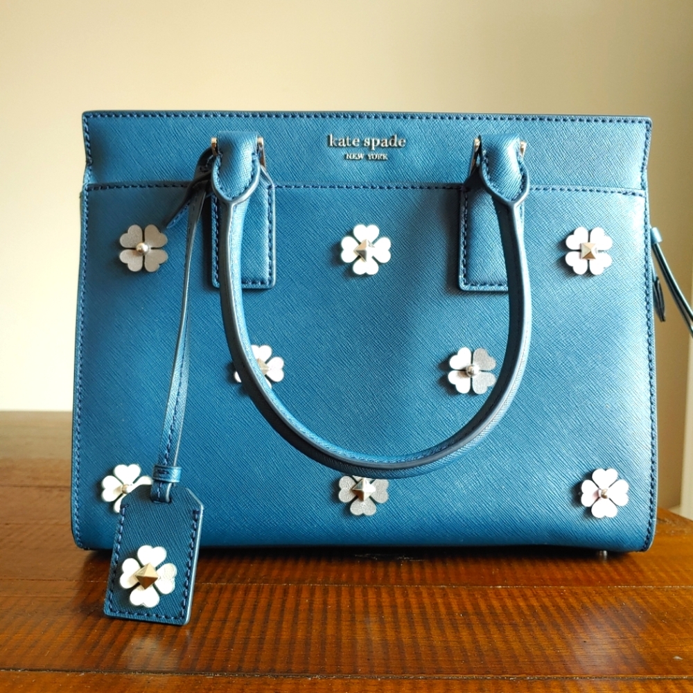 Kate Spade Cameron flowers medium satchel
